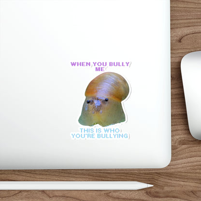 Snail Die-Cut Stickers, Adorable Animal Decal for Journal, Laptop, Water Bottle, Scrapbook, Cute Creature Design