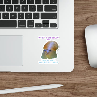 Snail Die-Cut Stickers, Adorable Animal Decal for Journal, Laptop, Water Bottle, Scrapbook, Cute Creature Design
