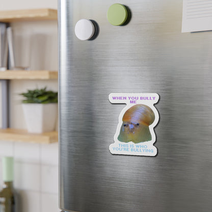 Whimsical Bullying Awareness Die-Cut Magnet - Funny Refrigerator Decor, Animal Lover Gift, Office Humor, Quirky Home Accent, Fun [...]