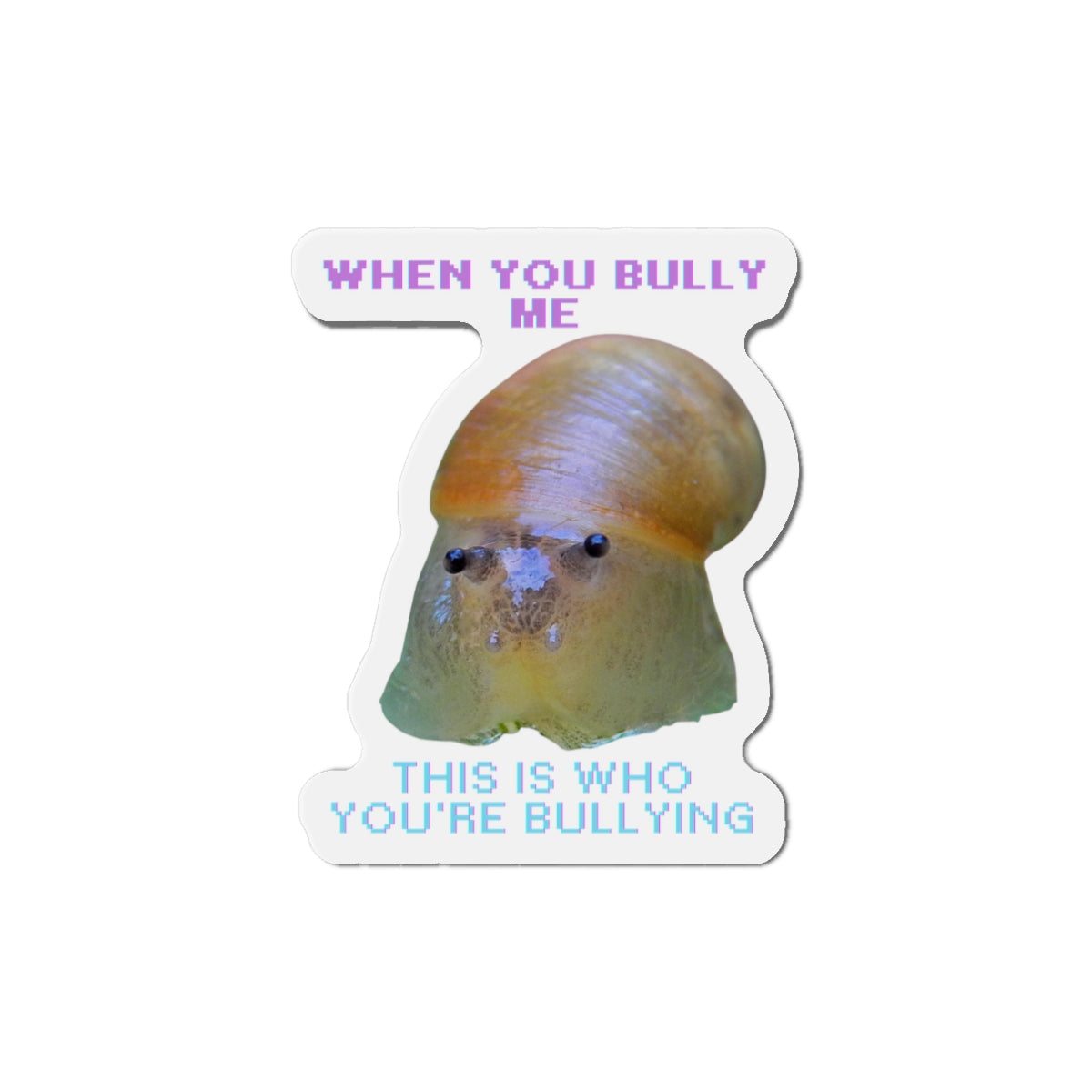 Whimsical Bullying Awareness Die-Cut Magnet - Funny Refrigerator Decor, Animal Lover Gift, Office Humor, Quirky Home Accent, Fun [...]