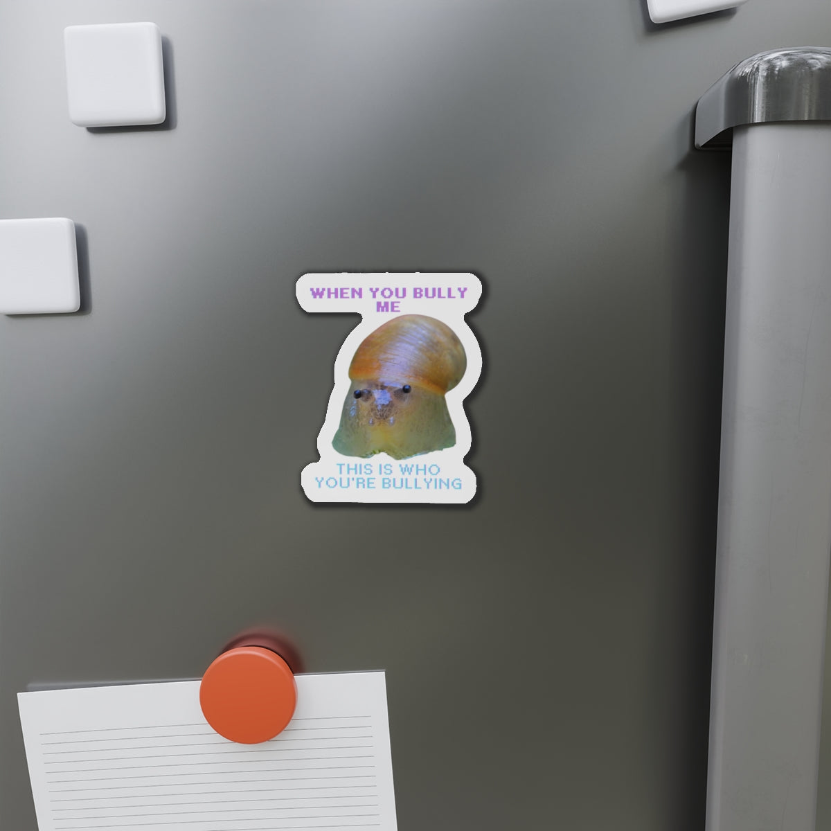 Whimsical Bullying Awareness Die-Cut Magnet - Funny Refrigerator Decor, Animal Lover Gift, Office Humor, Quirky Home Accent, Fun [...]