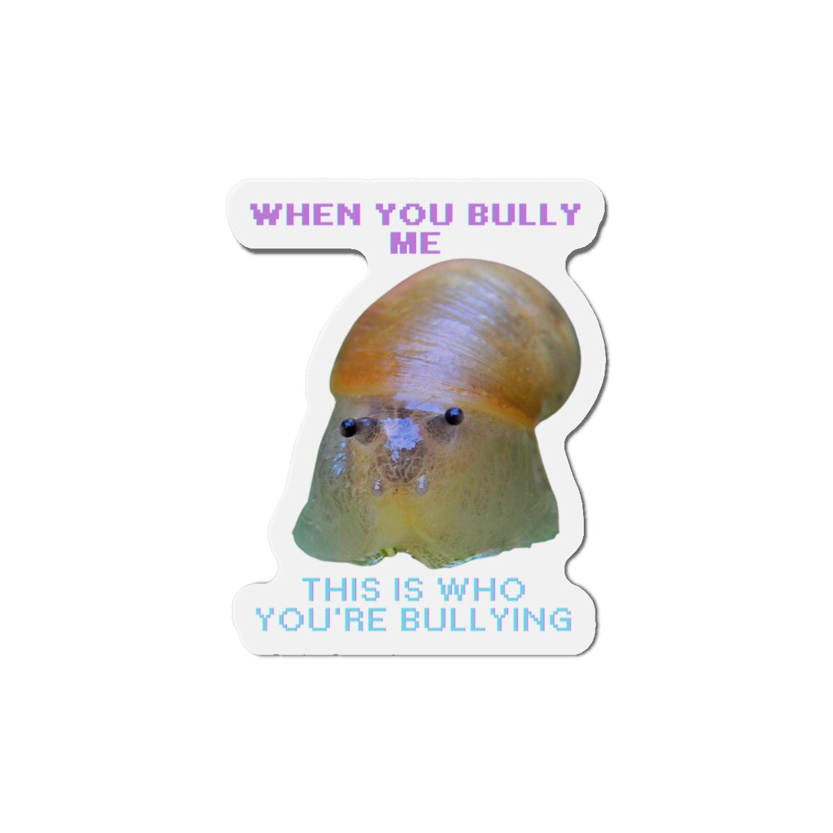 Whimsical Bullying Awareness Die-Cut Magnet - Funny Refrigerator Decor, Animal Lover Gift, Office Humor, Quirky Home Accent, Fun [...]