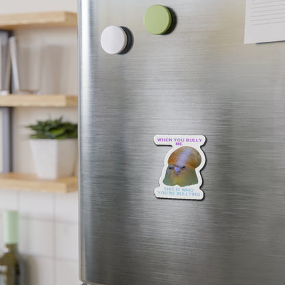 Whimsical Bullying Awareness Die-Cut Magnet - Funny Refrigerator Decor, Animal Lover Gift, Office Humor, Quirky Home Accent, Fun [...]