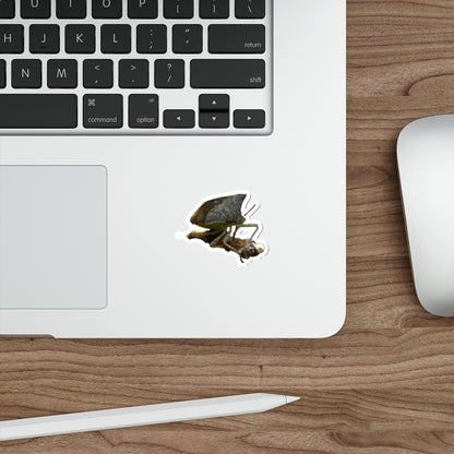Die-Cut Stickers - Dusky Stink Bug Cute Funny Sticker, Insect Sticker, Vinyl Sticker, Laptop Decal, Bug Lover Gift, Planner Sticker
